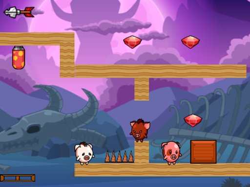 Play Pig Bros Adventure Game