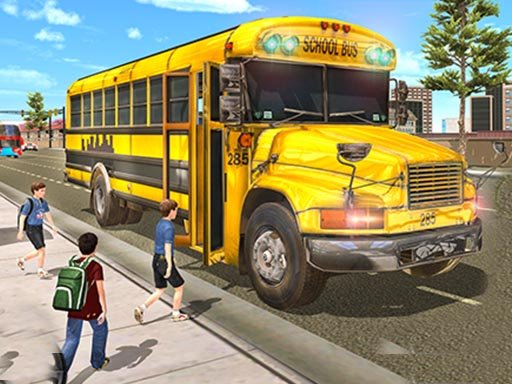 Play Real School Bus Driving Game