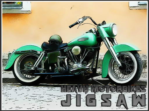 Play Heavy Motorbikes Jigsaw Game