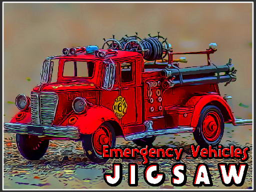 Play Emergency Vehicles Jigsaw Game
