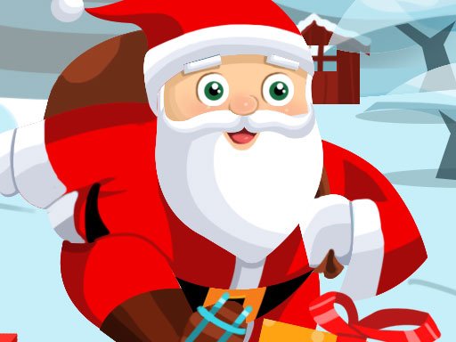 Play Santa On Skates Game