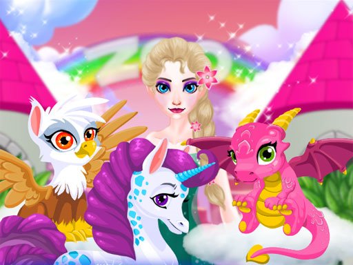 Play Elsa Magic Zoo Game