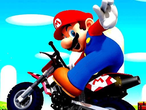 Play Super Mario Wheelie Game