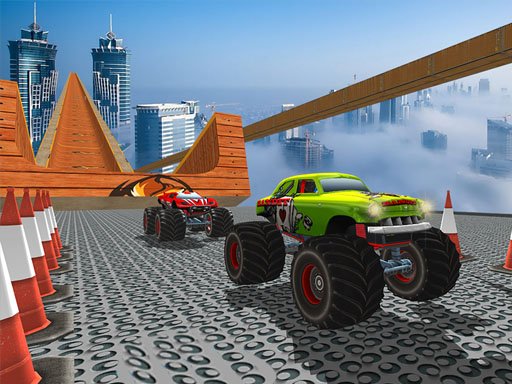 Play Monster Truck Ramp Game