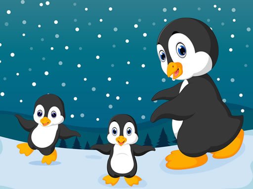 Play Winter Pinguins Memory Game