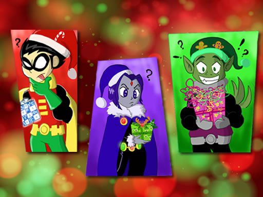 Play Teen Titans Christmas Stars Game