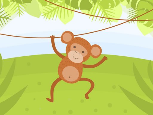 Play Funny Monkeys Coloring Game