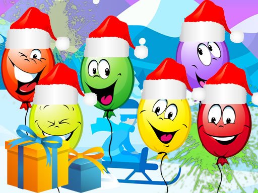 Play Christmas Balloons Bursting Game