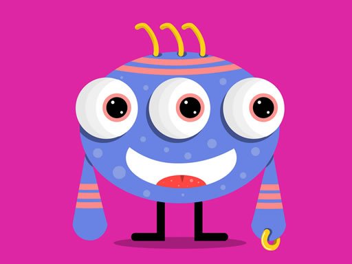 Play Cute Little Monsters Memory Game