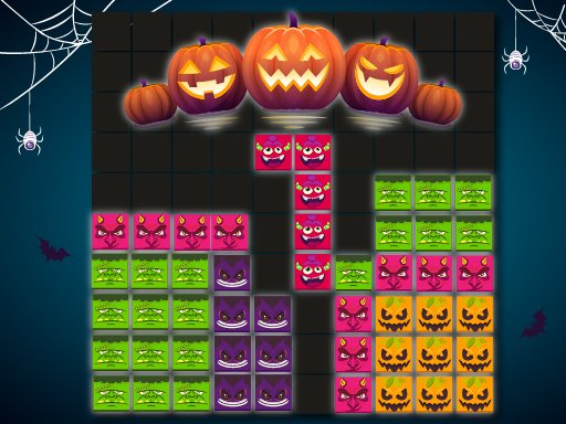 Play Blocks Puzzle Halloween Game