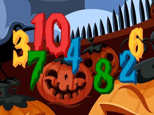 Play Halloween Hidden Numbers Game