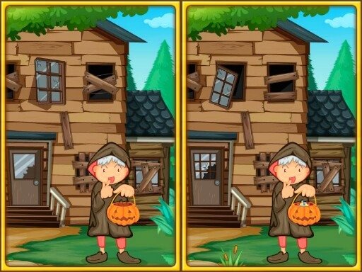 Play Spot The Differences Halloween Game