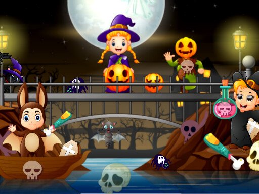 Play Halloween Hidden Objects Game