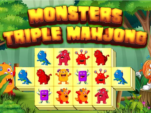 Play Monsters Triple Mahjong Game