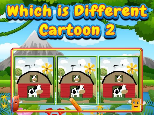 Play Which Is Different Cartoon 2 Game