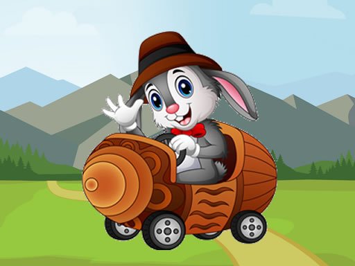 Play Cartoon Animals In Cars Match 3 Game
