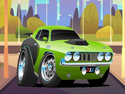 Play Speedy Muscle Cars Jigsaw Game