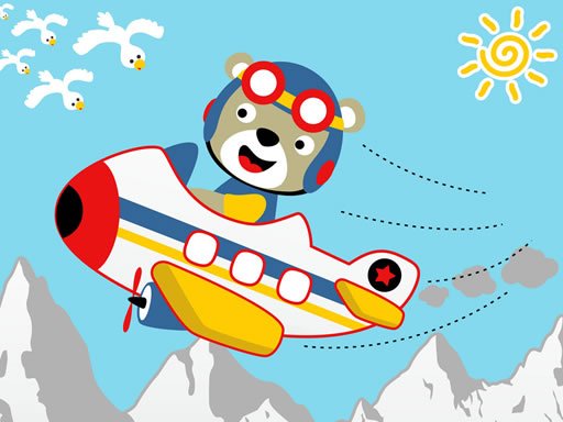 Play Friendly Airplanes For Kids Coloring Game