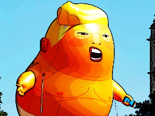 Play Trump Flying Adventure Game