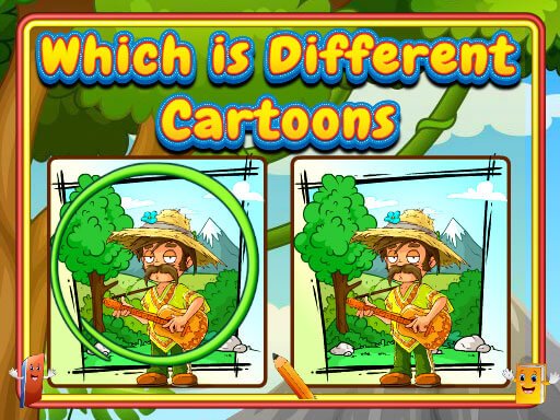 Play Which Is Different Cartoon Game