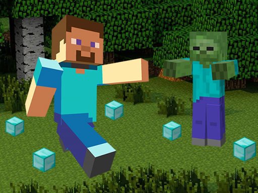 Play Minecraft Hidden Diamond Blocks Game