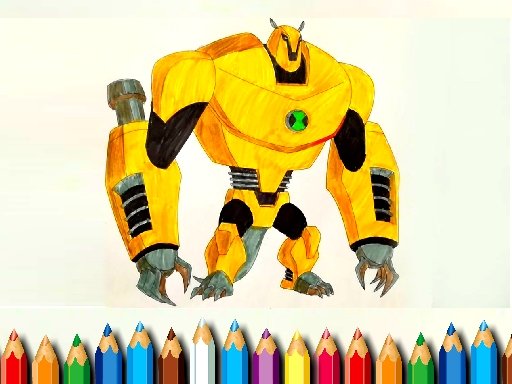 Play Ben 10 Monsters Coloring Game
