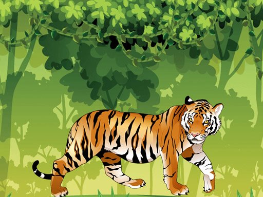 Play Angry Tiger Coloring Game