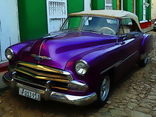 Play Cuban Vintage Cars Jigsaw Game