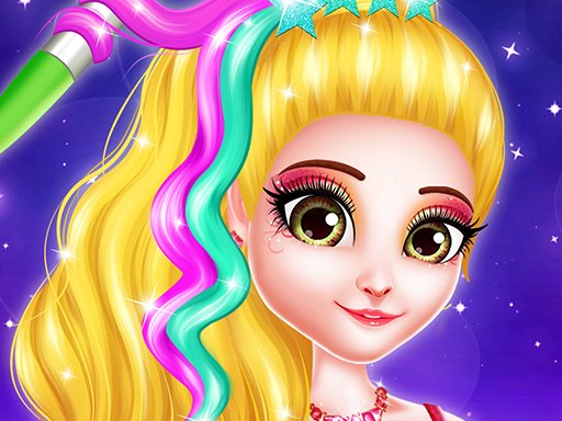 Play Hair Saloon Color by Number Game