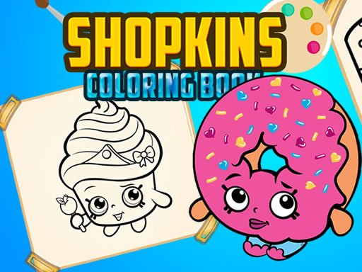 Play Shopkins Coloring Game