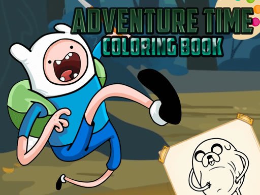 Play Adventure Time Coloring Book Game