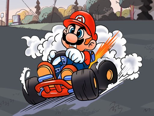 Play Mario Kart Jigsaw Game