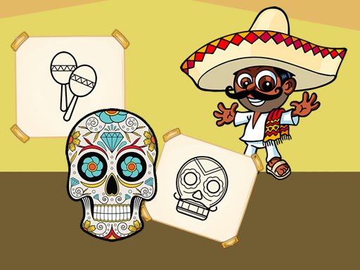 Play Crazy Mexican Coloring Game