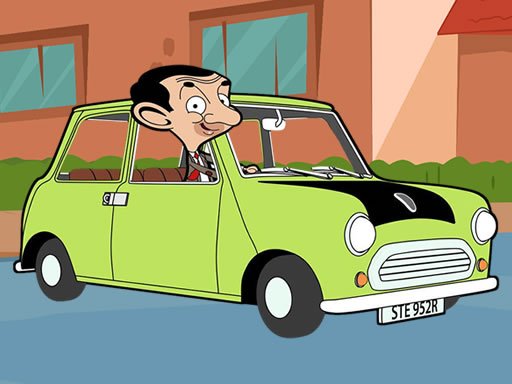 Play Mr. Bean Car Hidden Keys Game