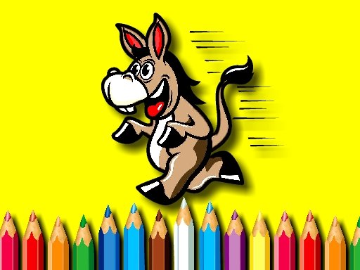 Play BTS Donkey Coloring Game