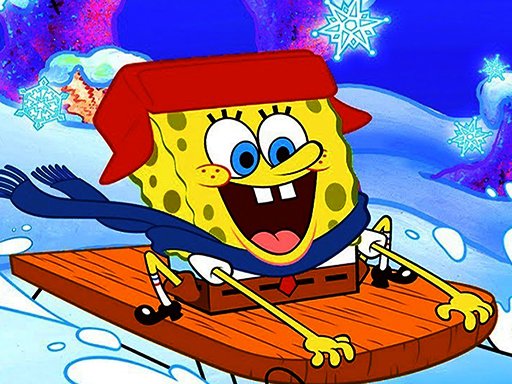 Play SpongeBob Winter Puzzle Game