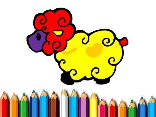 Play Baby Sheep Coloring Game