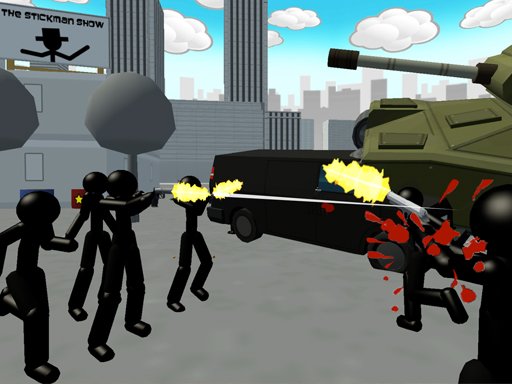 Play Stickman City Shooter Game