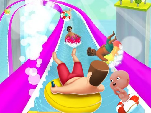 Play WaterPark Slide.io Game