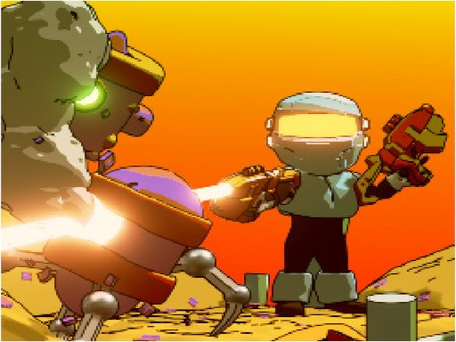 Play Run Gun Robots Game