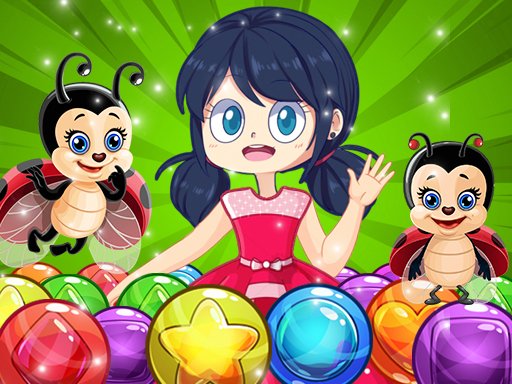 Play Miraculous Ladybug Bubble Shooter Game
