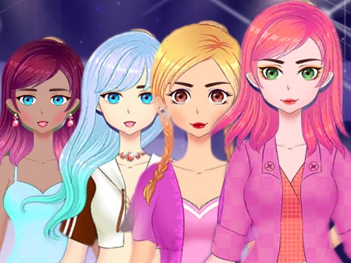 Play Anime Girls Dress Up And Makeup Game