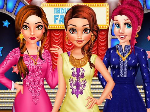 Play Princess Indian Gala Fashion Game