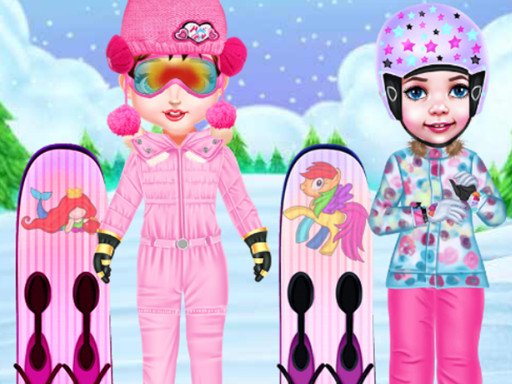 Play Baby Taylor Skiing Dress Up Game