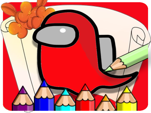 Play Coloring Book For Amoung Us Game