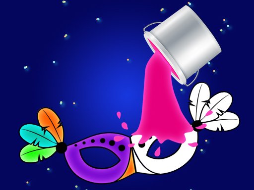 Play Carnival Party: Mask Coloring Game