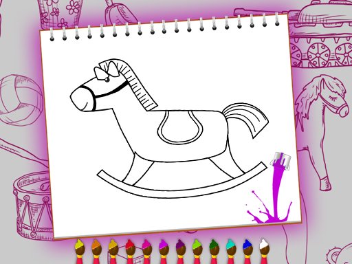Play Toy Shop Coloring Game