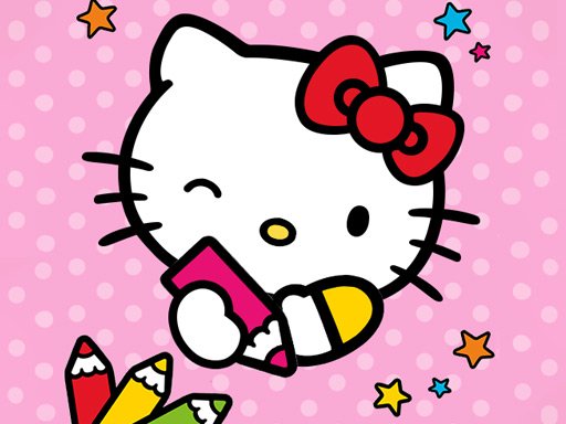 Play Color By Number With Hello Kitty Game