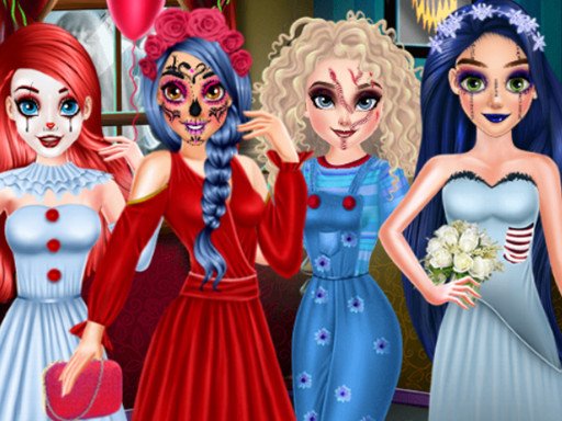 Play Princess Halloween Party Prep Game