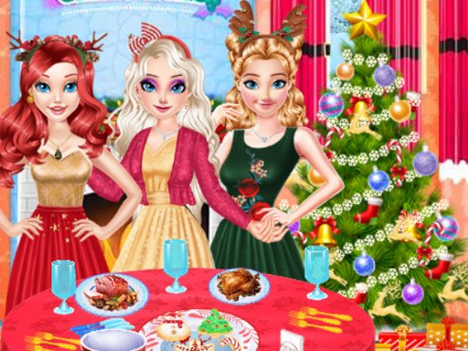 Play Princess Perfect Christmas Party Prep Game